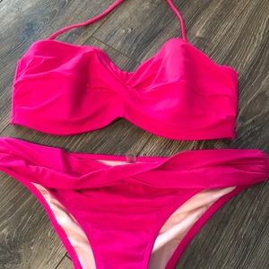 Hot Pink VS Swim Set